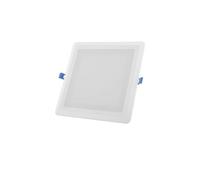 WatioWave Downlight empotrable LED cuadrado 18W 6500K blanco, ideal para iluminación de espacios interiores y nergética.