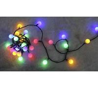 WatioWave Guirnalda de 40 bombillas LED RGB IP44, 4 metros de longitud, ideal para decoraciones festivas y ambientes exteriores.
