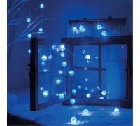 WatioWave Guirnalda de bolas LED 3m, USB, mando 24 funciones RGB, IP44, ideal para decoración y ambientación en interiores y exteriores.