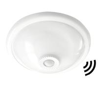 WatioWave Plafón con sensor infrarrojo, dimensiones compactas, fácil instalación; ideal para iluminación automática en espacios interiores.
