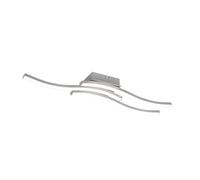 WatioWave Plafón de Techo 3xSMD LED 5W IP20 3x600Lm 4000K Níquel Mate - Iluminación moderna y eficiente para interiores.
