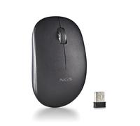 watiowave Ratón inalámbrico Negro con hasta 1000 dpi, Ideal para Gaming y Trabajo, Proporciona Libertad de Movimiento y precisión en el Control.