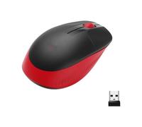 watiowave Ratón óptico inalámbrico, Color Rojo, Formato ergonómico, conexión Bluetooth; Ideal para Trabajar y navegar con Comodidad.