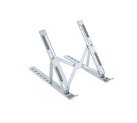 watiowave Soporte Elevador Plegable de Aluminio, portátil, Ligero y Resistente. Ideal para elevar Dispositivos y Mejorar la ergonomía en el Trabajo.