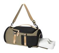 Watproofit Sporttasche Reisetasche 28L, Reise Duffel Bag mit Schuhfach & Nassfach, wasserdichte Trainingstasche für Herren & Damen, große Weekender Tasche Schwarzgrau Watproofit