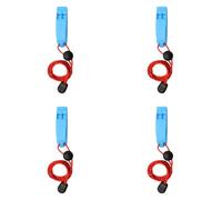 Watreketal 3. Correa ajustable para el cuello, silbatos de 120 dB, 4 unidades, señalización de seguridad para pesca, kayak, natación, al aire libre, compacto