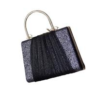 Watreketal Bolso de mano de lujo brillante para mujer, correa de hombro ajustable, compartimento espacioso para uso diario, ocasión especial, elegante accesorio de noche, Purple, One Size