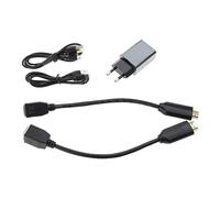 Watreketal Cable de soldadura integrado extensor de fuente de alimentación estable HDMI-Rj45 RX Cable Ethernet 1080p-