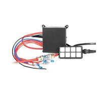 Watreketal Caja de control de circuito electrónico profesional de 8 bandas, panel de interruptor de encendido y apagado automático regulable para coche, camión, caja de interruptores táctiles
