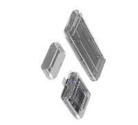 Watreketal Caja de disco de doble protocolo de tipo dividido, sin herramientas, protección contra sobrecorriente y carcasa de ABS portátil, carcasa de unidad múltiple con gestión del calor