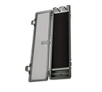 Watreketal Caja de pesca portátil, organizador de aparejos, accesorios de pesca, caja de almacenamiento rígida para el pelo con pin, caja de almacenamiento duradera