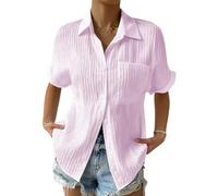 Watreketal Camisas con botones de color para mujer, holgadas, de manga corta, con bolsillos, para uso diario, a la moda, Preguntas frecuentes:, XXX-Large