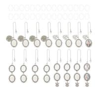 Watreketal Colgante de corazón para hacer joyas, ramo de boda, foto, broche de fotos, colgante de novia, base para pin, talla única, como se describe, como se describe