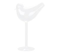 Watreketal Copa de cóctel con diseño de pájaro creativo, copa de vidrio individual, para el día de San Valentín, fiestas, bodas, copas de vino, sin tallo, irrompibles