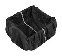 Watreketal Cubierta resistente para cesta de bicicleta, protección exterior contra la lluvia, el hielo, la suciedad, tiras reflectantes de poliéster, para cesta de bicicleta de pie, cubierta