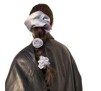 Watreketal Diadema, 1 pieza/3 piezas de lazo elástico en forma de rosa, cinta para el pelo para mujer, coleta de caballo para niña, herramienta de peinado