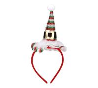 Watreketal Diadema, diadema peluda de árbol de Navidad, con lentejuelas, para Halloween, Navidad, suministros de fiesta
