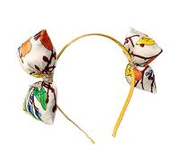 Watreketal Diadema estampada, lazos de relleno para el pelo para la cabeza, bandas de aro inflado, lazo vintage impreso, prohibición del cabello