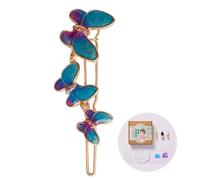 Watreketal Diadema, palo de pelo Buyao para niñas con diseño de flor china antigua, horquilla tradicional Hanbiuk decorativa para cosplay