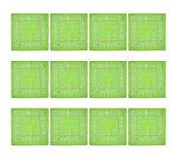 Watreketal Diadema, paquete de 12 pañuelos de poliéster para mujer, ligeros, cuadrados, multiusos, accesorios para la cabeza y el cuello