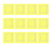 Watreketal Diadema, paquete de 12 pañuelos de poliéster para mujer, ligeros, cuadrados, multiusos, accesorios para la cabeza y el cuello