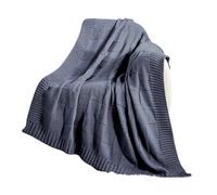 Watreketal Elegante manta a cuadros para sofá para temporada, ligera, para el hogar y viajes, 1 unidad para dormir