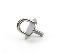 Watreketal Gancho de grapa resistente, placa de ojo en forma de U, gancho de montaje en techo resistente para accesorios de barco marino, gancho de grapas para barco