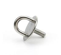 Watreketal Gancho de grapa resistente, placa de ojo en forma de U, gancho de montaje en techo resistente para accesorios de barco marino, gancho de grapas para barco