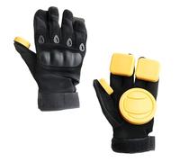 Watreketal Guantes deslizantes para exteriores, para patinaje, longboard, patinaje, protección con discos deslizantes, guantes de patinaje cuesta abajo