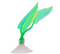 Watreketal Hojas artificiales decorativas para plantas coloridas para tanques de tortuga, adornos de flores para terrario, acuarios, plantas