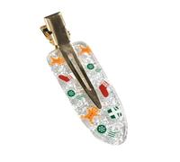 Watreketal Horquilla para el pelo, horquilla para el pelo con pliegues de árbol de Navidad, para mujeres, niñas, señoras, Año Nuevo, accesorio para el pelo de vacaciones