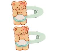 Watreketal Horquillas para el pelo, juego de 2 pinzas para el pelo para niñas, horquillas coreanas de moda, herramienta de peinado para el cabello, pinzas decorativas