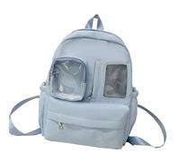 Watreketal Itabag - Mochila con pin de inserción, bolsa de coleccionista para cosplay de anime, bolsas de viaje, mochilas Itabag, Blue