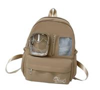 Watreketal Itabag - Mochila con pin de inserción, bolsa de coleccionista para cosplay de anime, bolsas de viaje, mochilas Itabag, Khaki