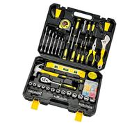 Watreketal Juego de 108 piezas de extensión de llave de mano para el hogar, destornillador con caja de almacenamiento, herramientas básicas, destornillador de extensión