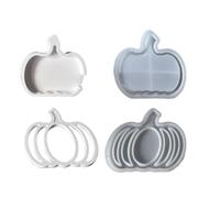 Watreketal Juego de moldes de elastómero de grado alimenticio para decoración de pasteles, materiales de fiesta, inmunes al calor hasta 230 °C, simple ejemplo para niños, moldes de elastómero de