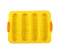 Watreketal Moldes de pan para hornear pan perforado para pasteles, suministros de regalo para amantes del hogar, bordes redondeados, moldes de silicona para hornear panadería