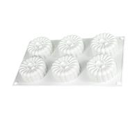 Watreketal Moldes de silicona con forma de flor multiusos para horno, microondas, para proyectos de resina de postre, moldes en forma de flor