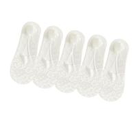 Watreketal Not Show Socks - Calcetines de algodón de corte bajo con tiras antideslizantes antideslizantes, forro invisible, para mujer