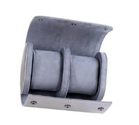 Watreketal Organizadores de joyas multifuncionales con exterior de poliuretano impermeable y terciopelo forrado para almacenamiento de relojes, diseño de almacenamiento de relojes, textura de cuero