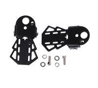 Watreketal Pedal trasero de bicicleta plegable de acero para bicicleta de montaña, ciclismo, pedal de bicicleta, rodamiento de bolas sellado, tornillo de rosca, soporte adaptador de clip para