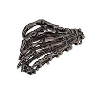 Watreketal Pinzas para el pelo, pinza para el pelo, esqueleto, cola de caballo, forma de garra de calavera, punk, dedos, pasador, herramienta para el cabello