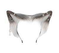 Watreketal Sweet Students - Diadema para mujer con aretes de aleación, decoración de orejas, diadema étnica de dibujos animados, accesorios para el cabello, diadema de anime, cosplay, Halloween