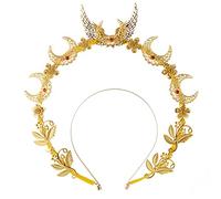 Watreketal Tocado de corona vintage, diadema para cosplay, diadema de corona