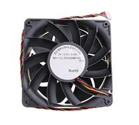 Watreketal Ventilador enfriador de alta velocidad de 6000 rpm para ordenador para carcasa FD1438B12U de 6 pines para refrigeración de 12 V y 43,2 W, ventiladores silenciosos, repuesto interno de CPU