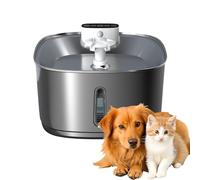 Watrify - Watrify Cat Fountain, 108oz/3.2L Cat Water Fountain Stainless Steel, 1.5M Smart Sensor, 3 Water Flow Modes, Multiple Filtration Systems, Whisper Quiet & Easy to Clean (1Pcs)