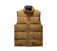 Watrpro Chaqueta De Chaleco Para Hombre Chaqueta Sin Mangas Cálida De Otoño Para Hombre Chaleco Informal De Pana De Invierno Ropa Veste yellow XL