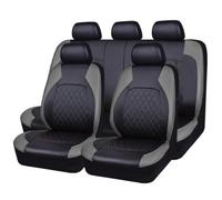 WatSKY 9 Piezas Coche Cuero Cubre Asientos Juegos, para Peugeot 207 207CC 207 SW 206 206CC 206 SW 208 307 308 2008 3008 Impermeable Cómodo Respirable 5-Plazas Protector Interior Accesorios