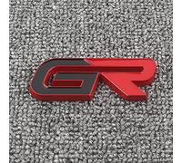 WatSKY Logo Coche Pegatina Decoración,Emblema Tronco Logo Insignia Decoración Calcomanía,para GR de los Modelos de Automóviles,D