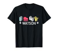 Watson - Amante de Mascotas con Nombre de Perro Personalizado Camiseta
